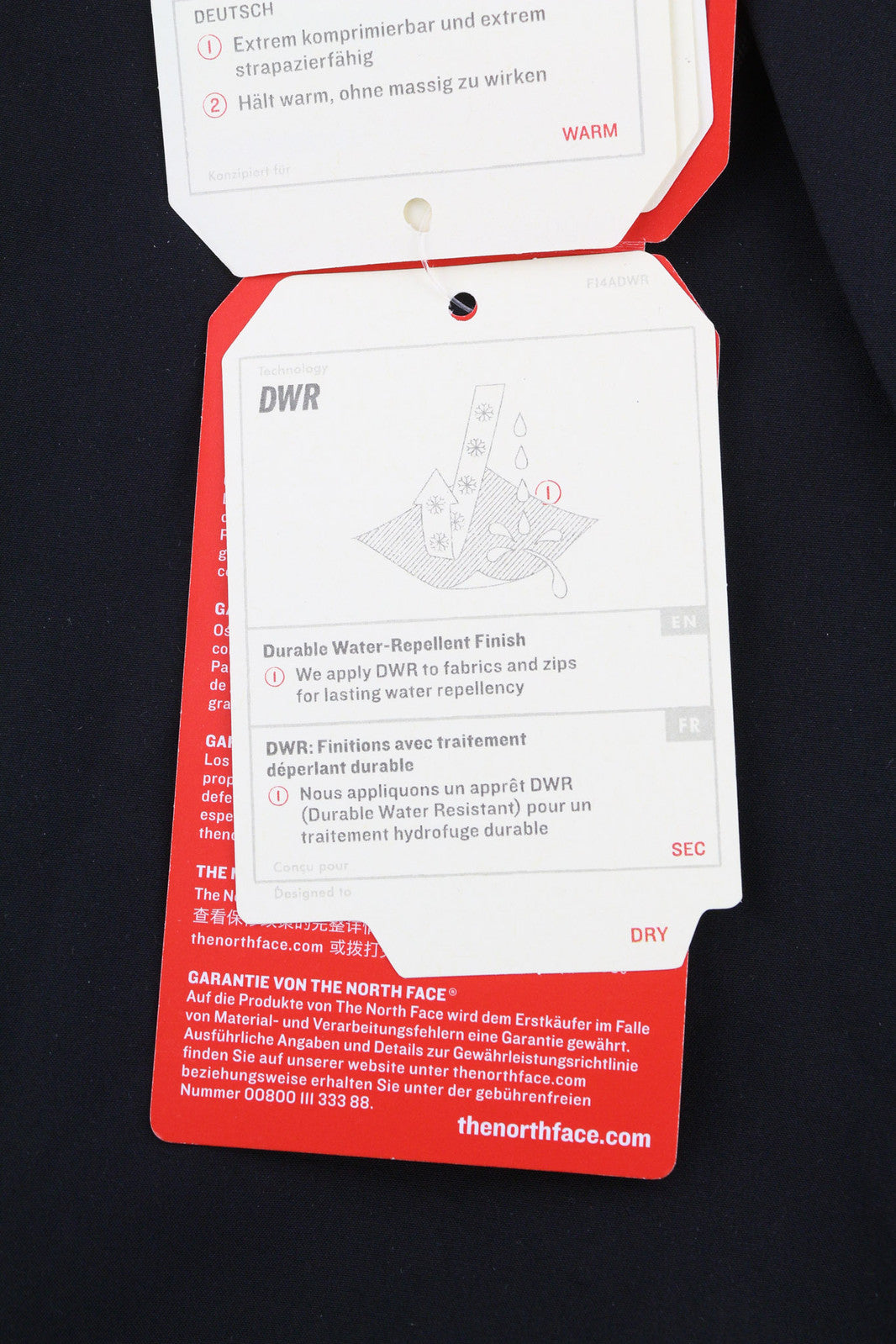 THE NORTH FACE Men Jacket XL Dryvent Removable Lining  Full Zip Black