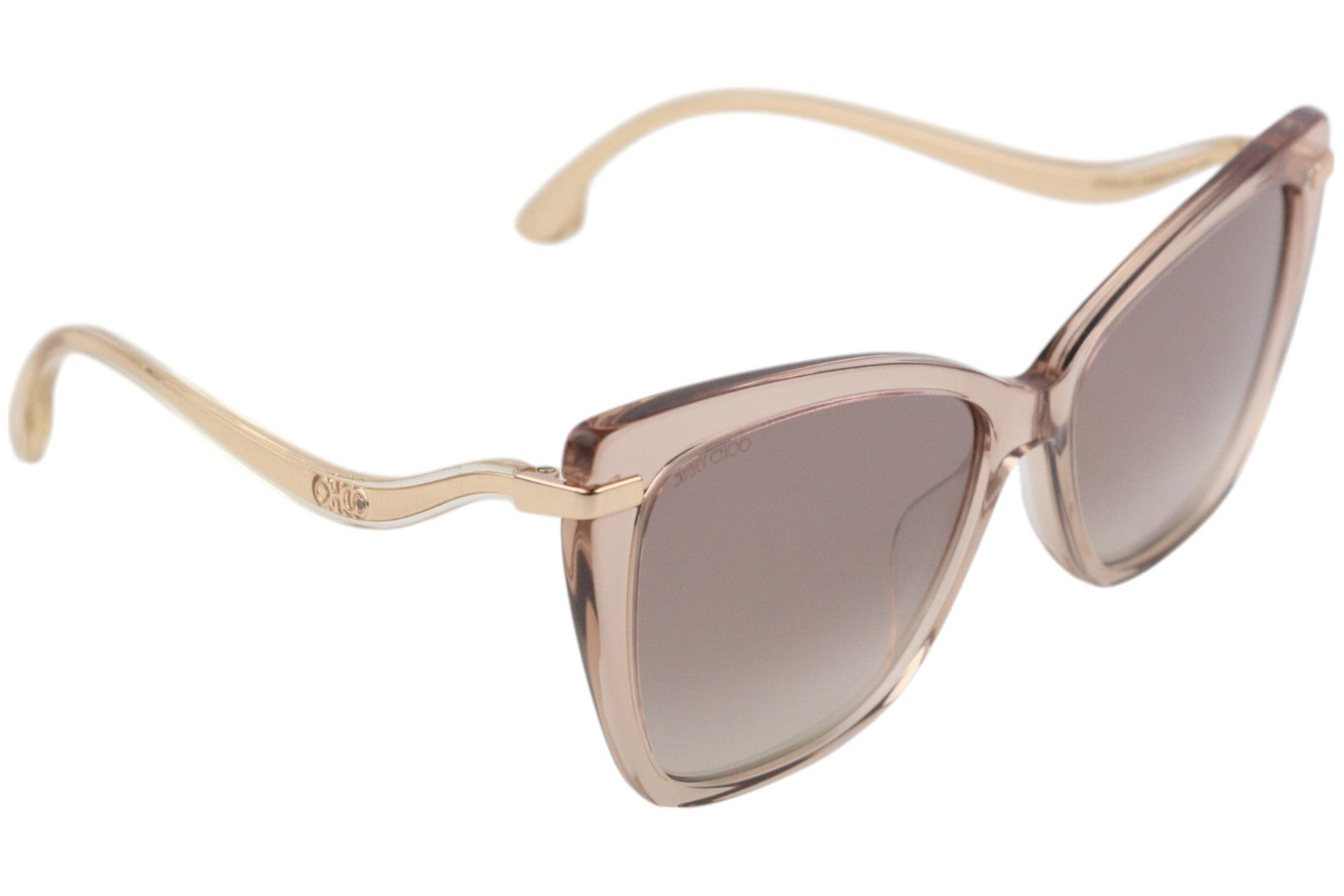JIMMY CHOO Selby/G/S Women Sunglasses ONE SIZE Tinted Cateye Style Logo RRP€349