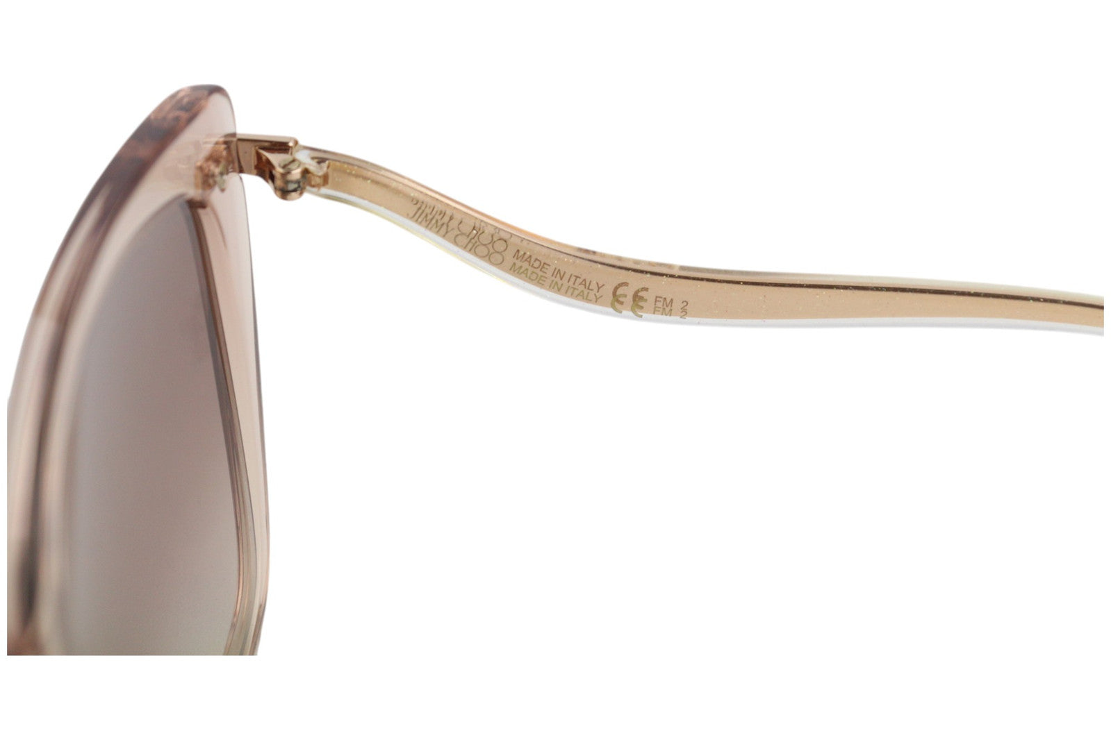 JIMMY CHOO Selby/G/S Women Sunglasses ONE SIZE Tinted Cateye Style Logo RRP€349