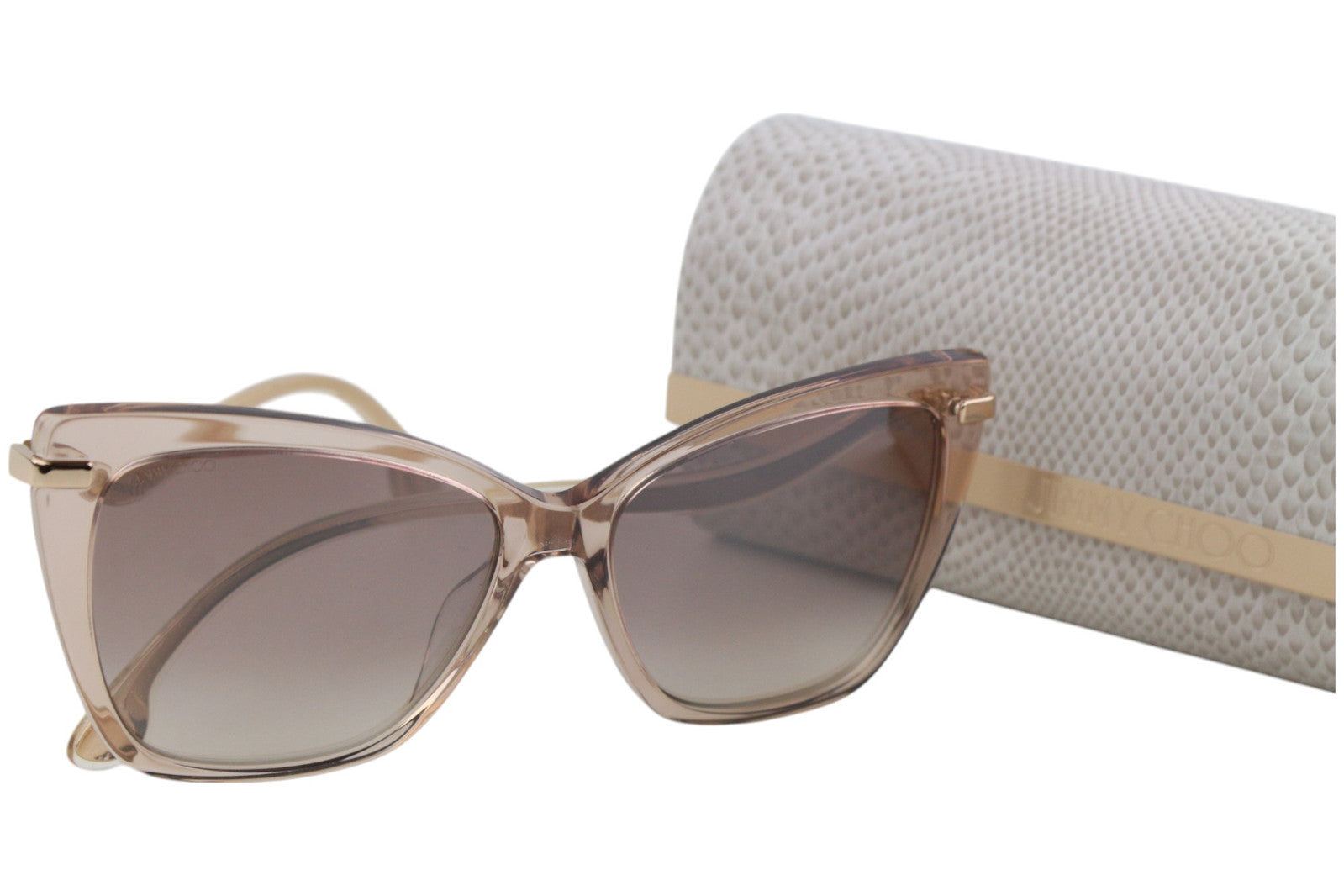 JIMMY CHOO Selby/G/S Women Sunglasses ONE SIZE Tinted Cateye Style Logo RRP€349