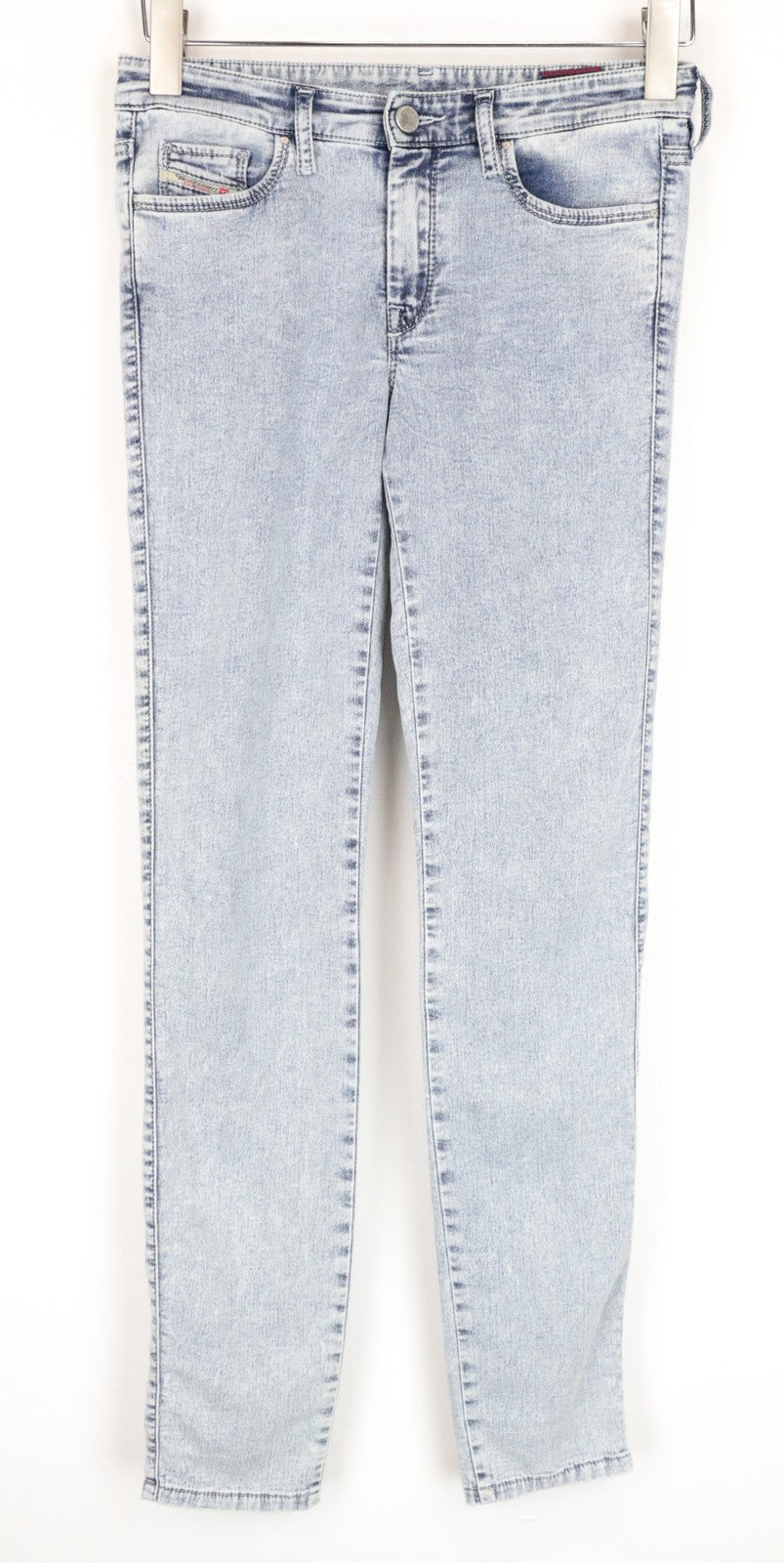 DIESEL Doris-Ne 0672C W26 Jogg Slim Skinny Light Blue Stretch Denim Women's