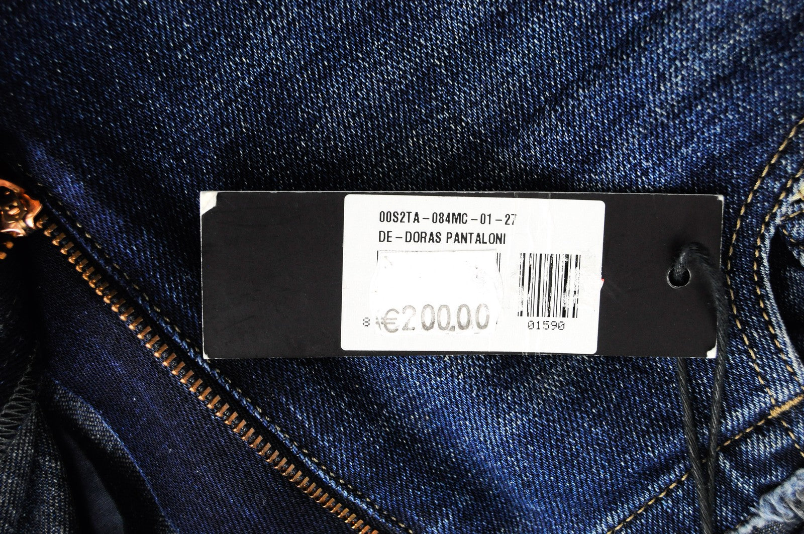 DIESEL De-Doras 084MC Womens's Jeans W27 Patched Flared Cropped Distressed