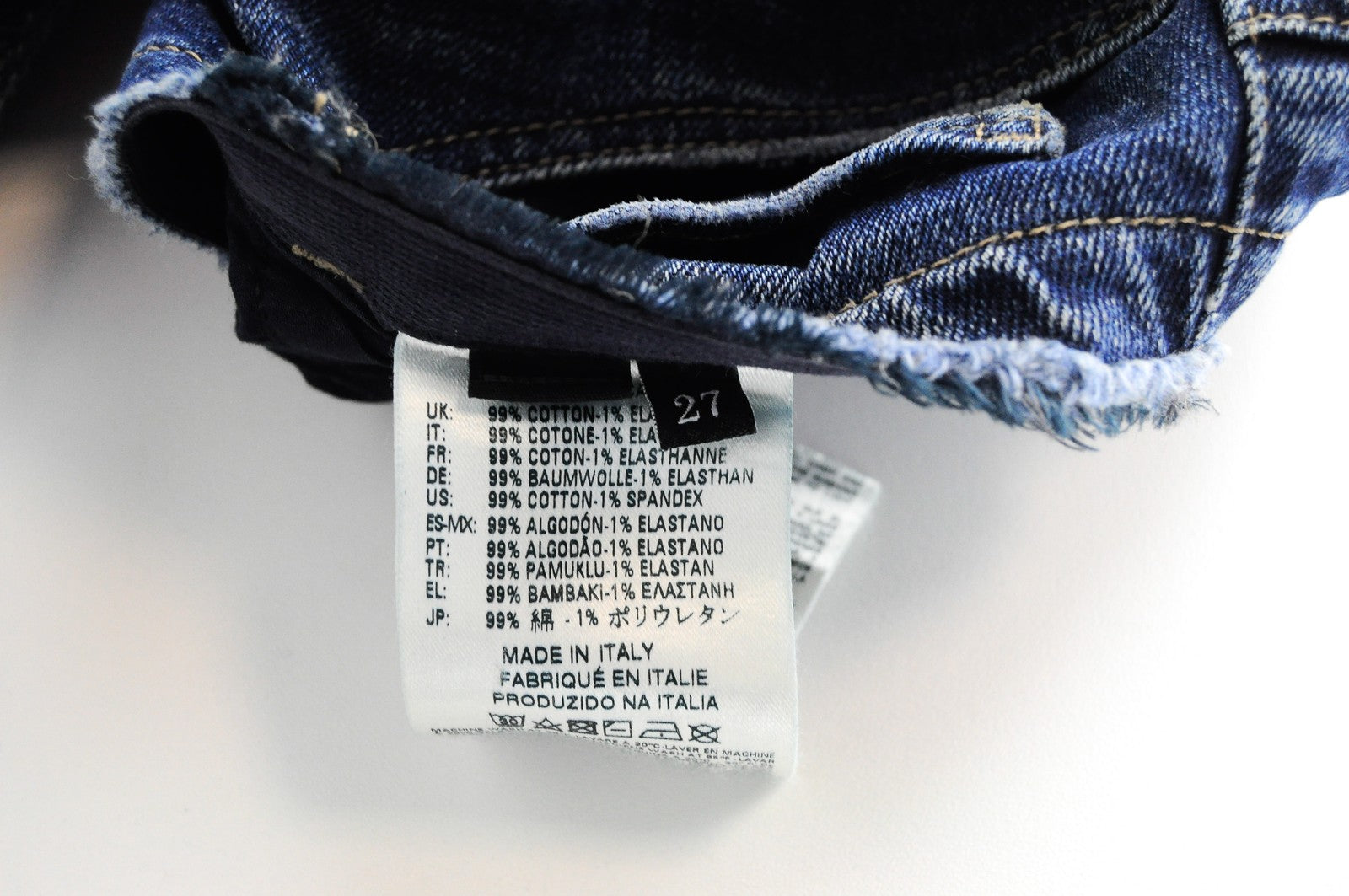 DIESEL De-Doras 084MC Womens's Jeans W27 Patched Flared Cropped Distressed