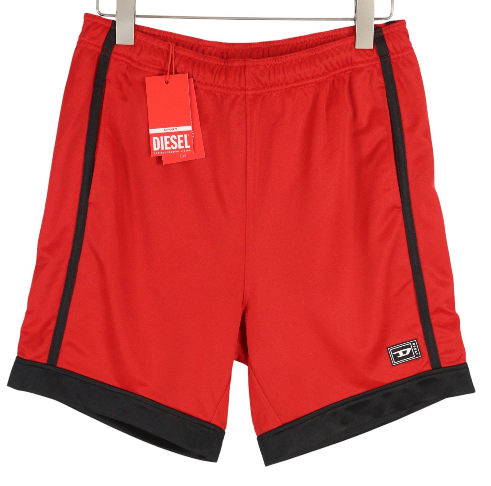 DIESEL Amsb-Stadiom-Wt13 Men Shorts L 55DSL Sports Track Drawstrings