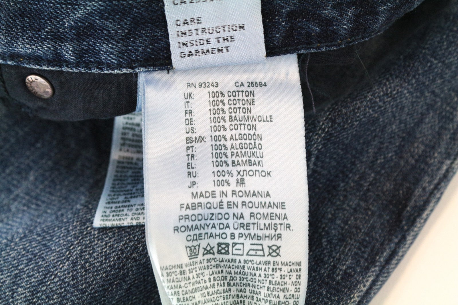 DIESEL Mharky 080AG W27 L30 Blue Ripped Slim Skinny Men's Jeans Non-Stretch Fit