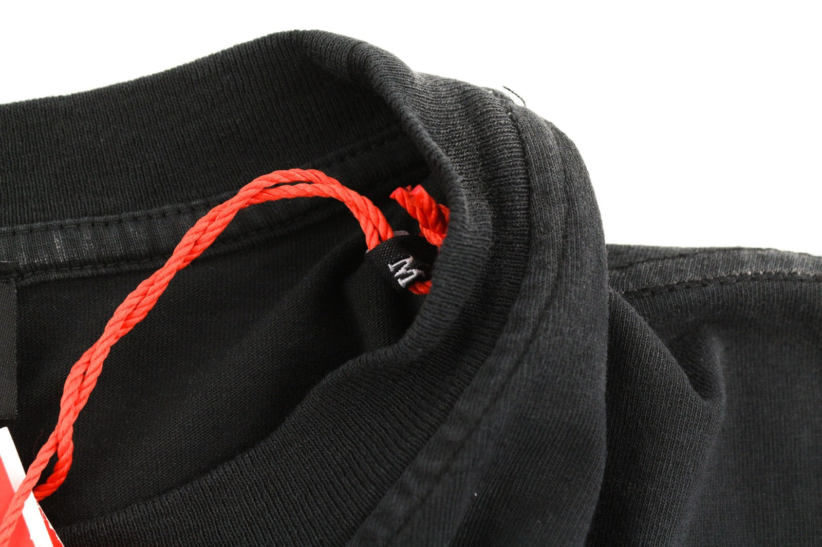 DIESEL T-Diegor-E22 vyriški marškinėliai M, juodi, skalbti trumpomis rankovėmis, trikotažiniai, RRP 100 €