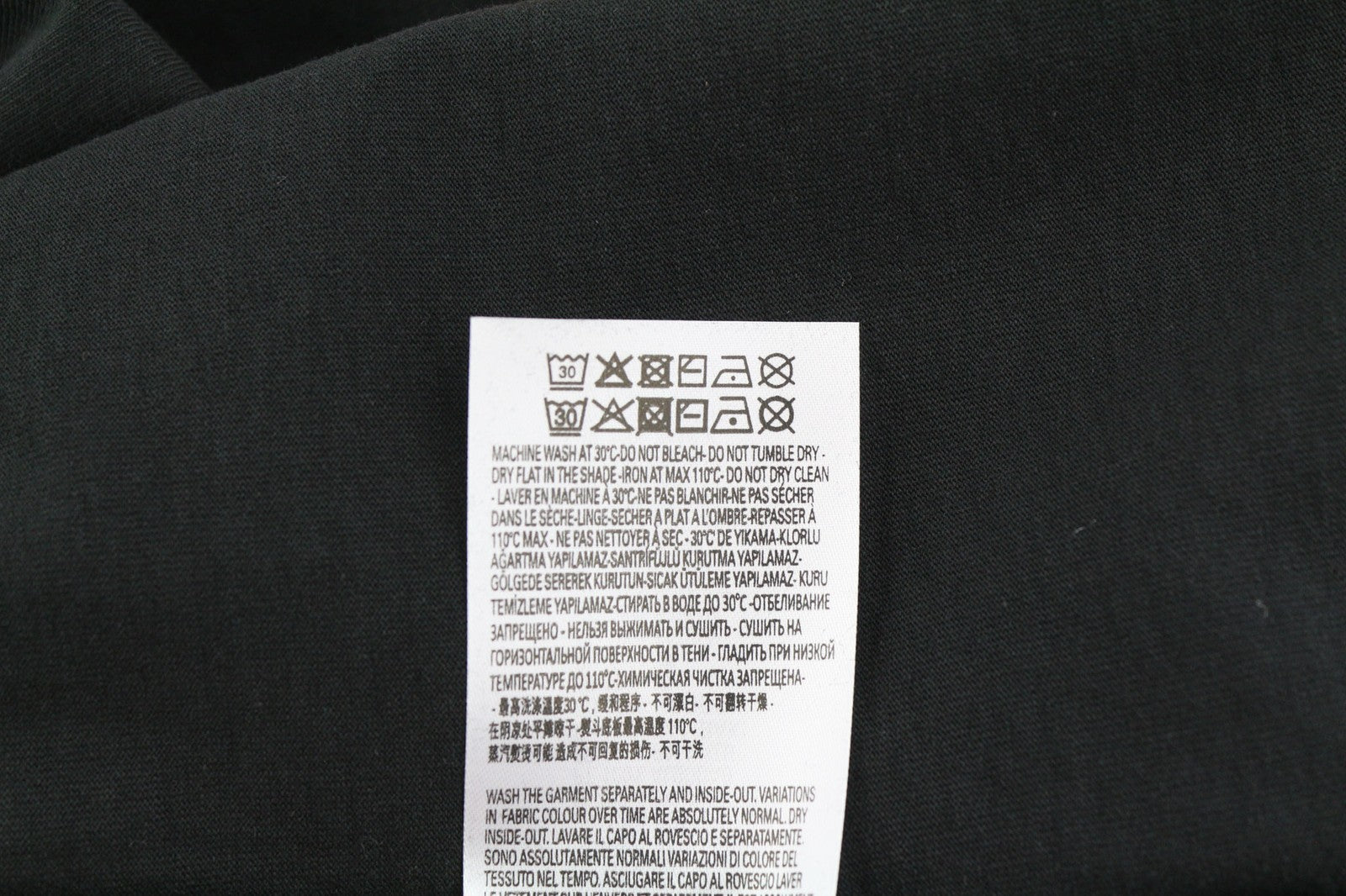 DIESEL T-Diegor-E22 vyriški marškinėliai M, juodi, skalbti trumpomis rankovėmis, trikotažiniai, RRP 100 €