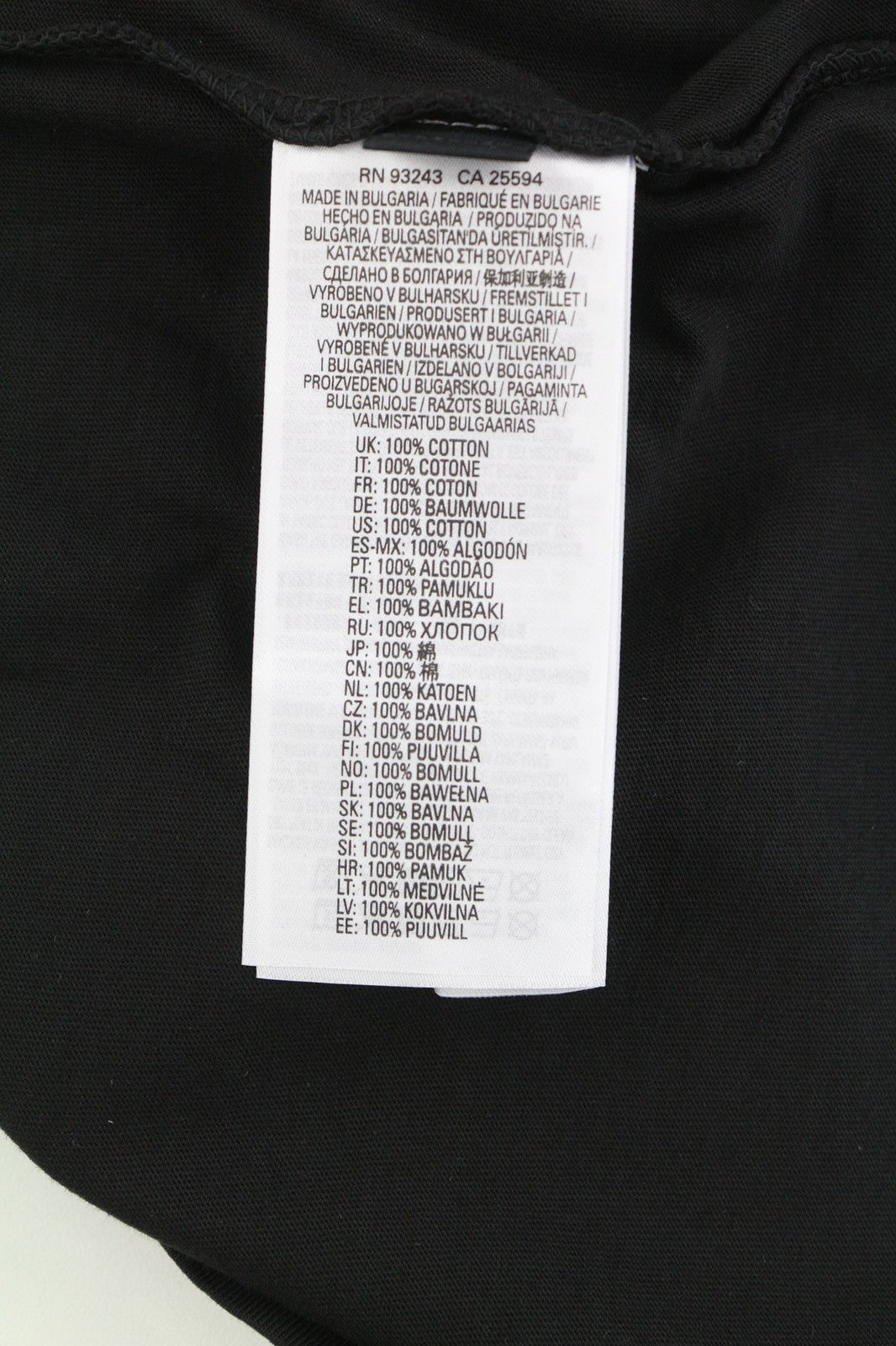 DIESEL T-Sli-Ind Womens T-Shirt 2XS Black Short Sleeve Collar Tricot RRP€90