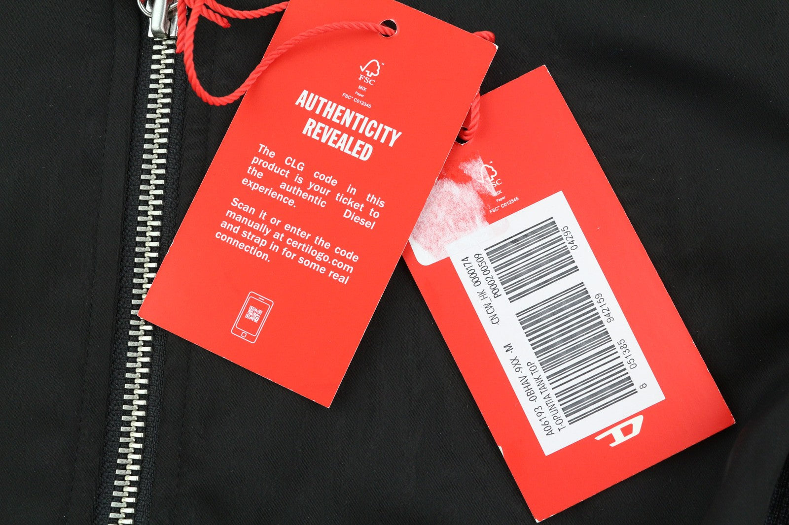 DIESEL T-Opuntia Womens Jacket M Black Bomber Full Zip Patch Pocket RRP€250