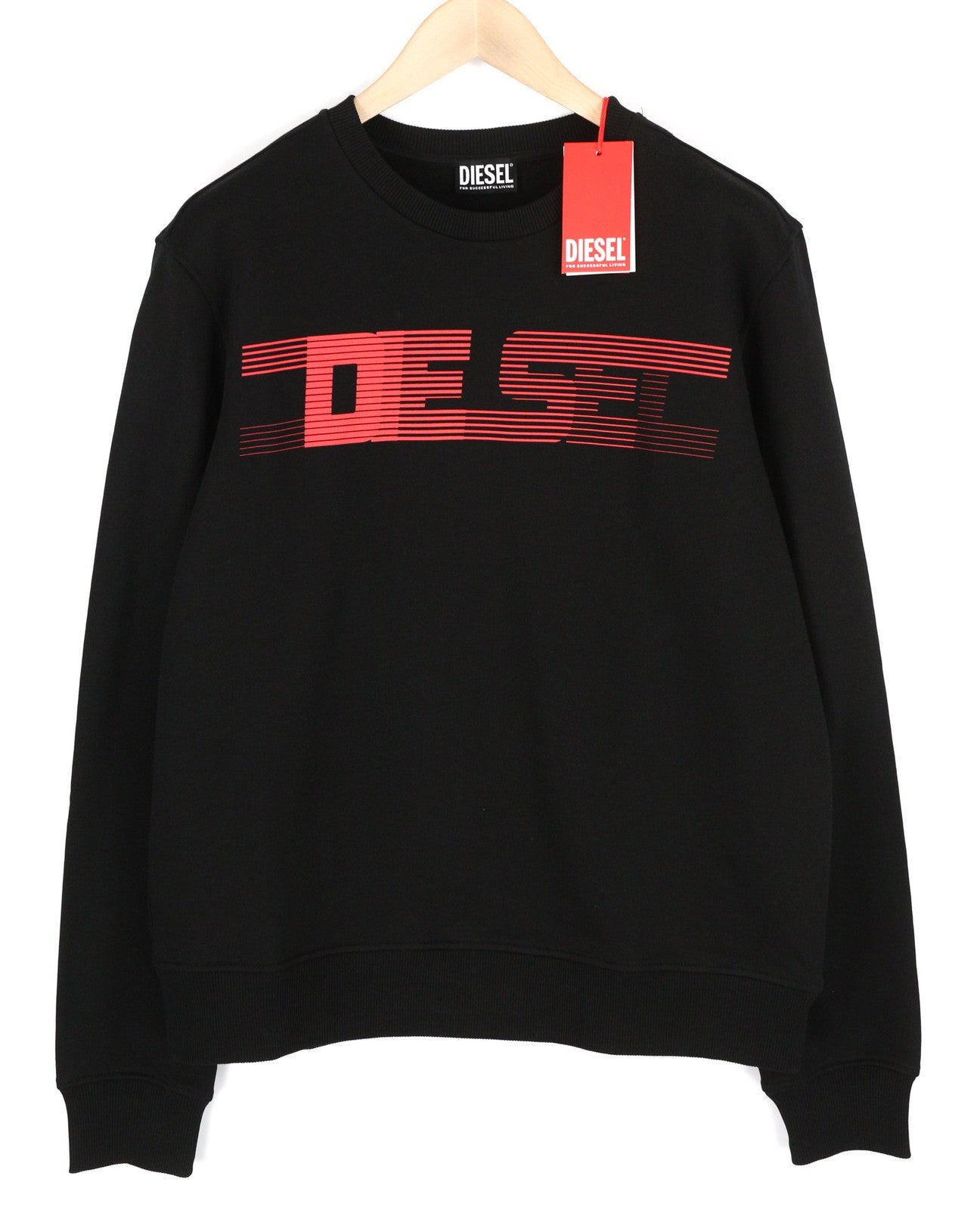 DIESEL S-Ginn-E3 Mens Sweatshirt XL Pullover Crew Neck RRP€150 Long Sleeve