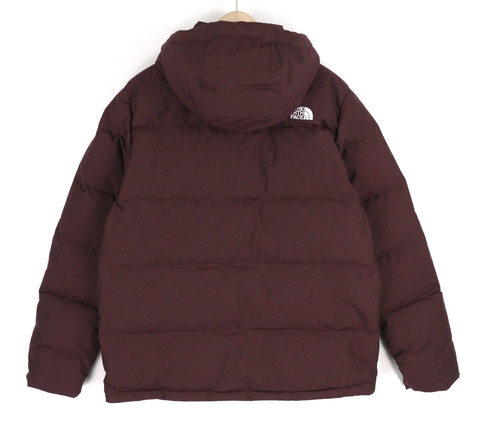 THE NORTH FACE Box Canyon Women Jacket L 550 Down Insulated Quilted Burgundy