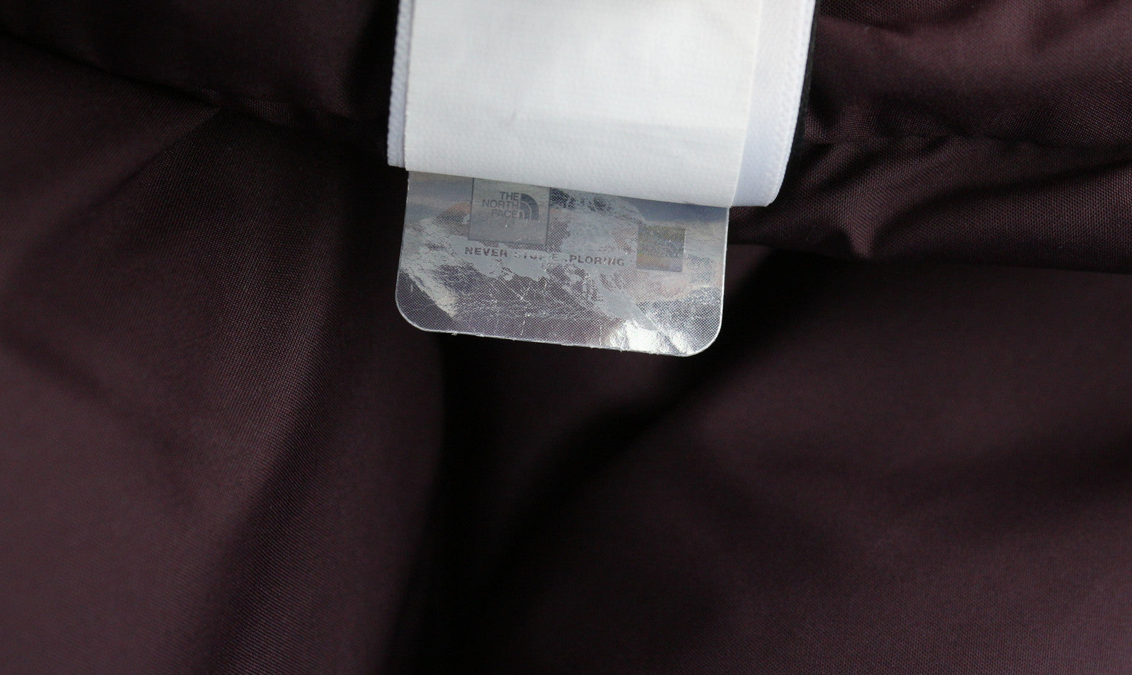 THE NORTH FACE Box Canyon Women Jacket L 550 Down Insulated Quilted Burgundy