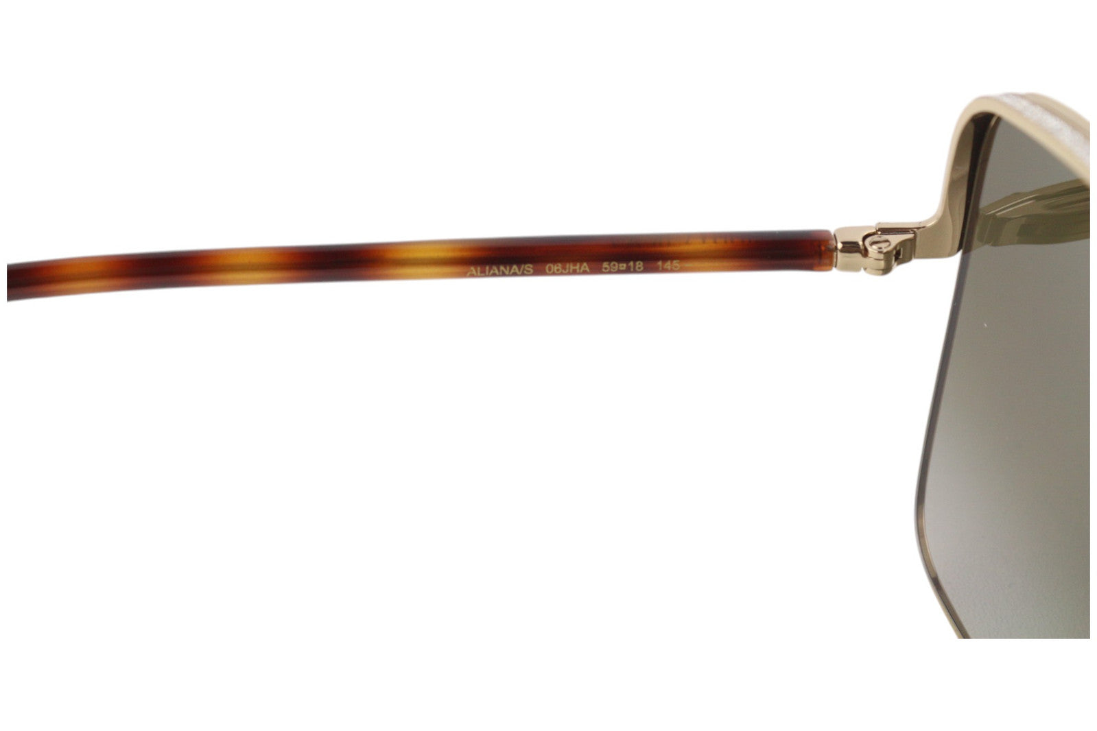 JIMMY CHOO Aliana/S Women Sunglasses ONE SIZE Tinted Shiny Gold Tone RRP€349