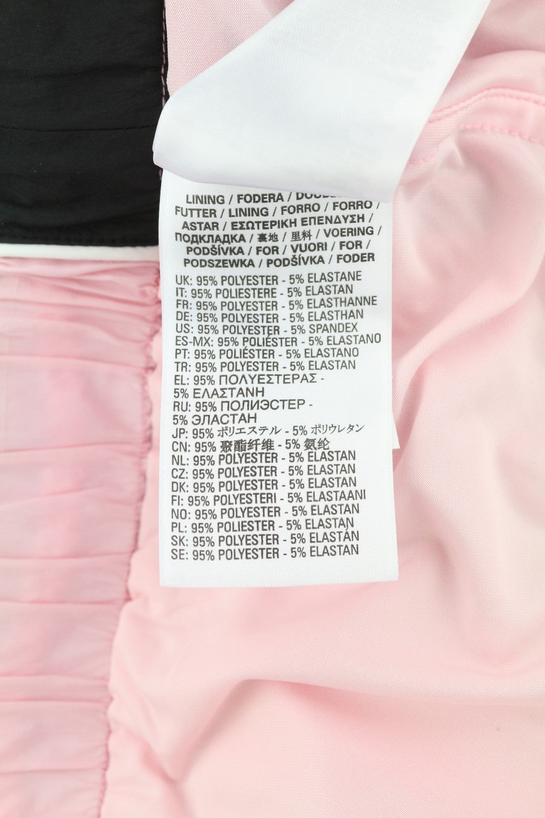 DIESEL Awwb-Eicy-Wt 12 Women Shorts L Pink Elastic Waist Lined Logo RRP€90 Black