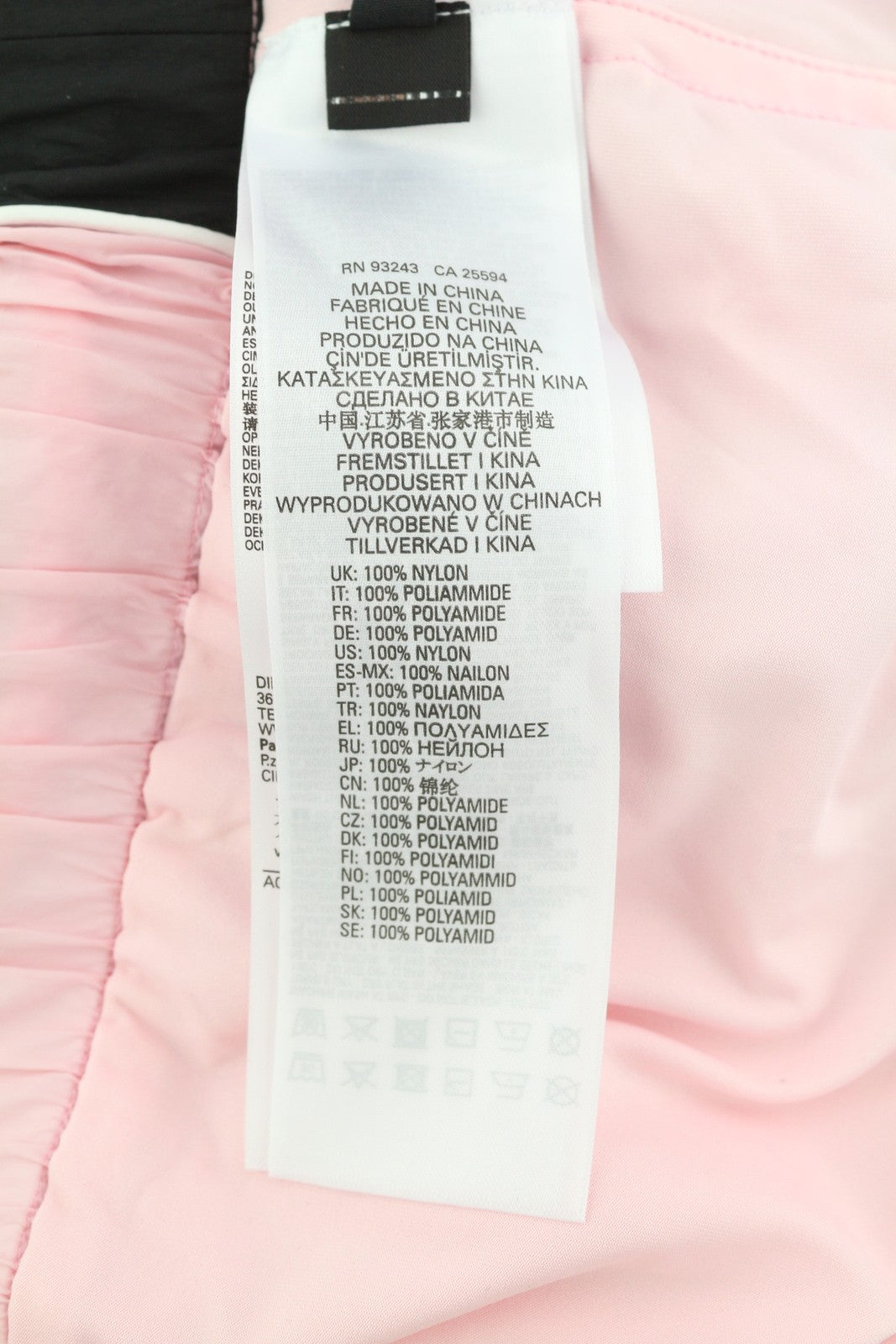 DIESEL Awwb-Eicy-Wt 12 Women Shorts L Pink Elastic Waist Lined Logo RRP€90 Black