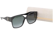 JIMMY CHOO Noemi/S Women Sunglasses RRP€399 Silver Glitter Swarovski Crystals