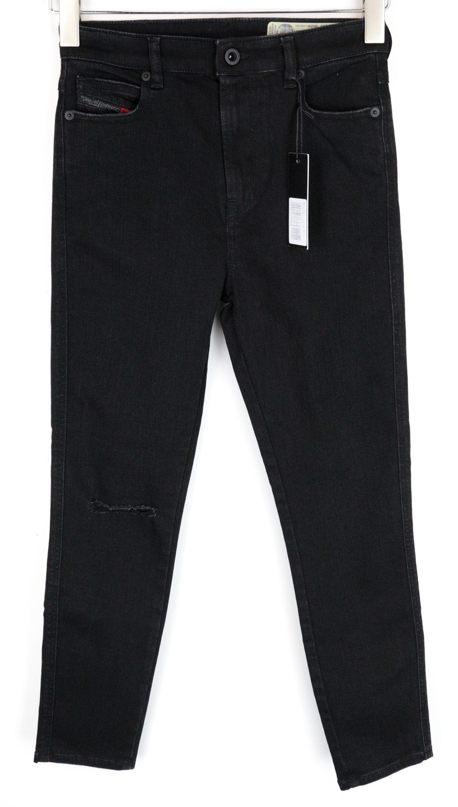 DIESEL Babhila-High 084ZN W24 L30 Women Stretch Black Cotton Slim Skinny Jeans