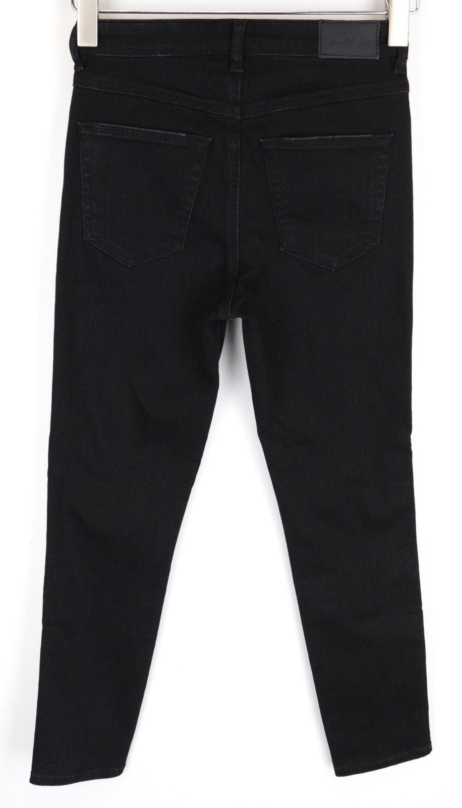 DIESEL Babhila-High 084ZN W24 L30 Women Stretch Black Cotton Slim Skinny Jeans