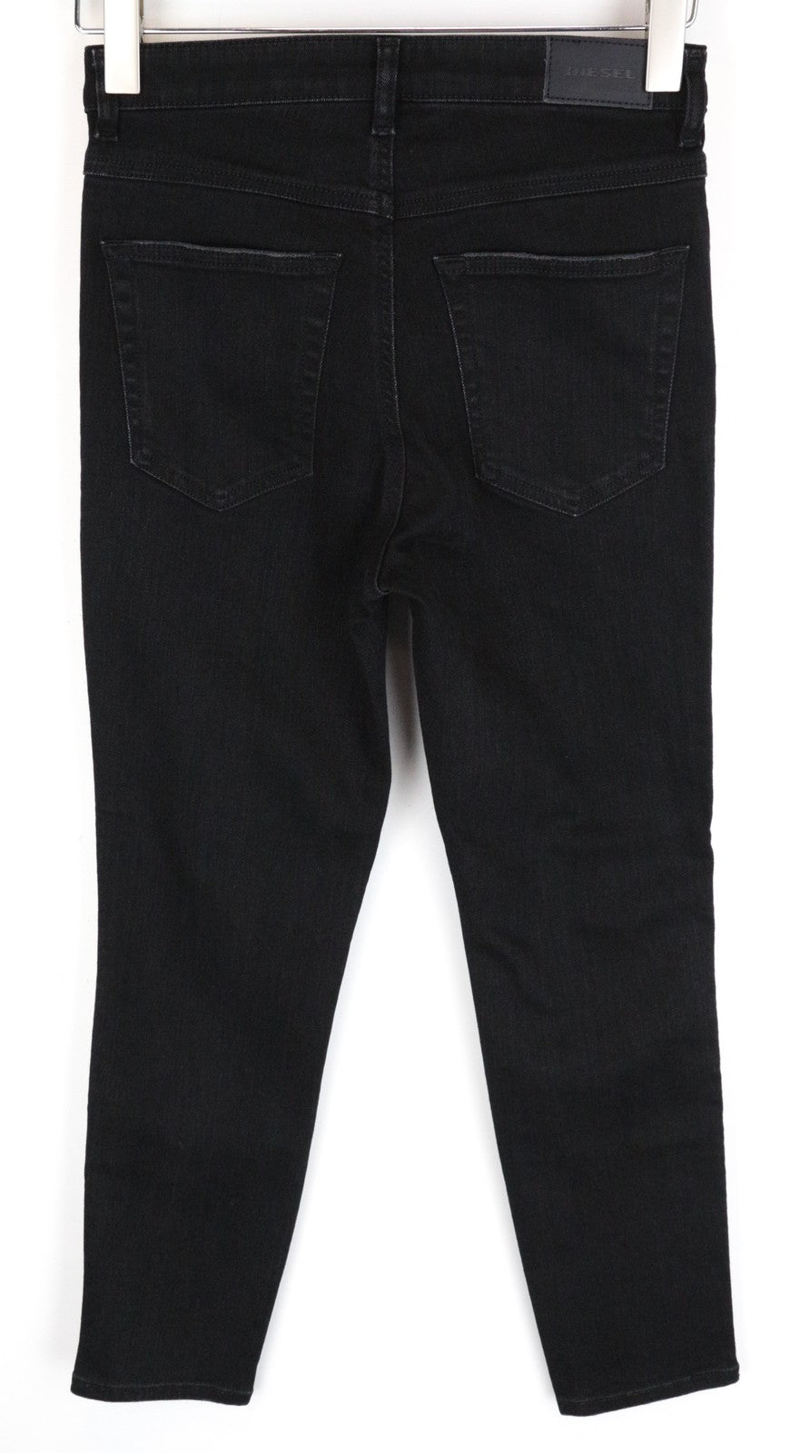 DIESEL Babhila-High 084ZN W26 L30 Women's Black Slim Ripped Skinny Stretch Jeans