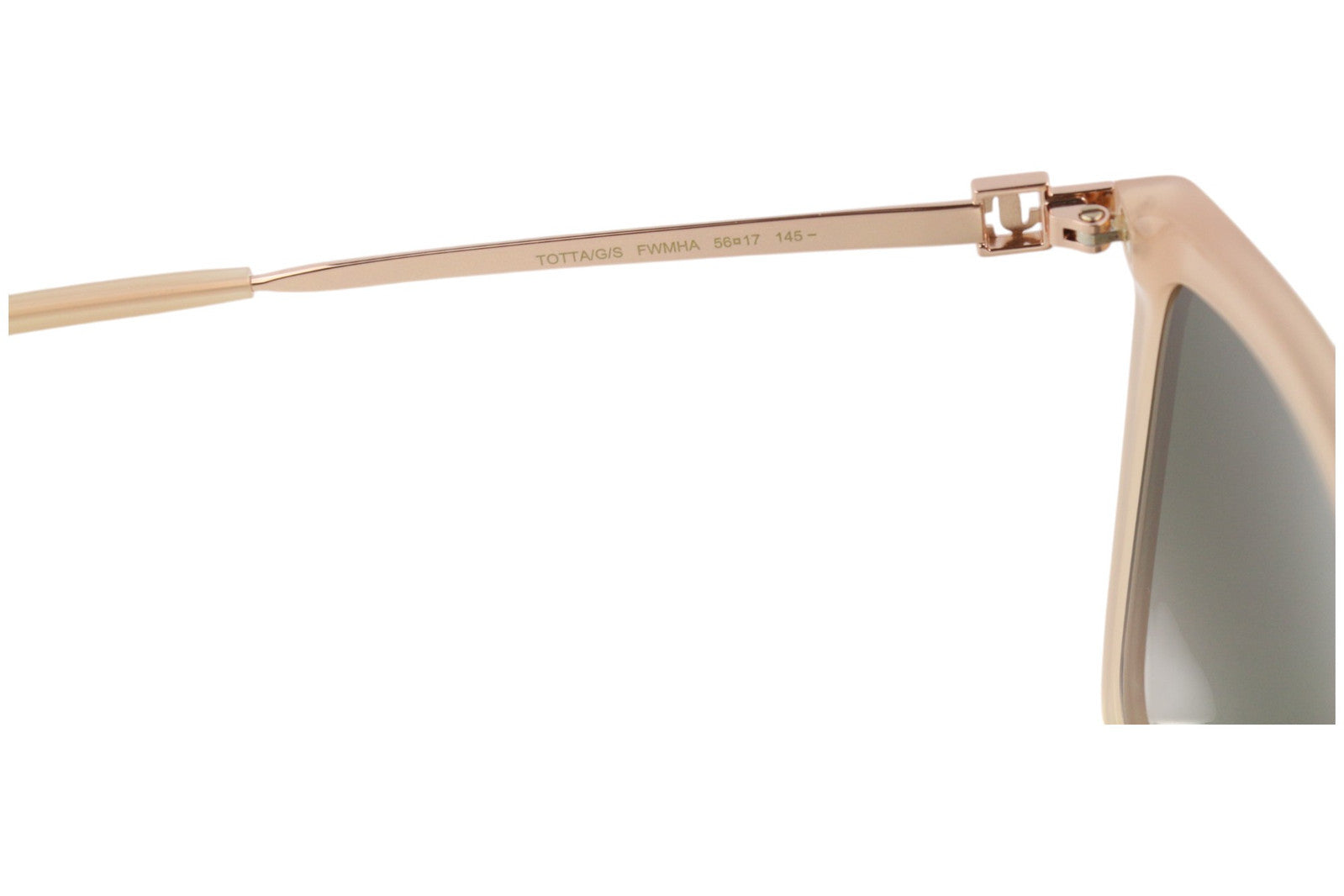 JIMMY CHOO Totta/G/S Women Sunglasses ONE SIZE Tinted Brown Square Logo RRP€349