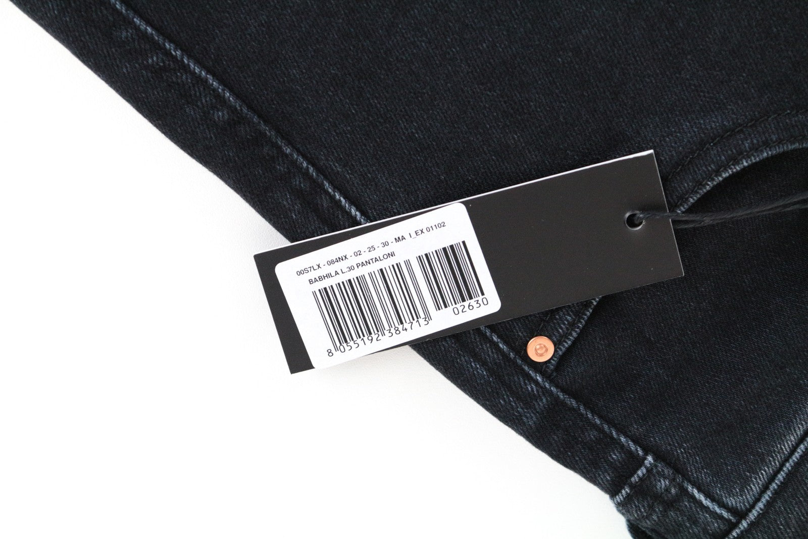 DIESEL Babhila 084NX W25 L30 Women's Blue Cotton Stretch Jeans Slim Skinny Fit