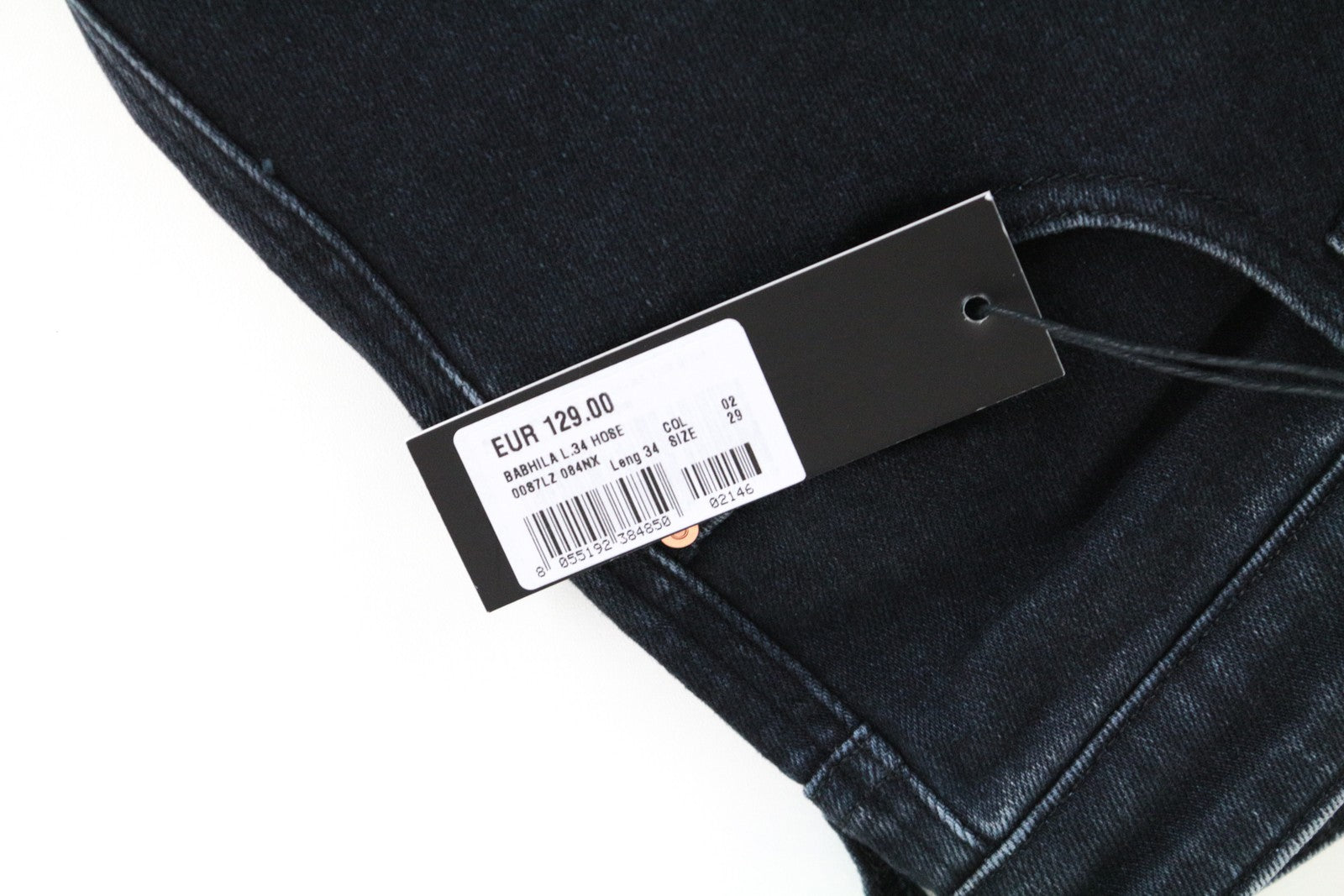 DIESEL Babhila 084NX W29 L34 Women's Stretch Slim Skinny Fit Jeans Dark Blue