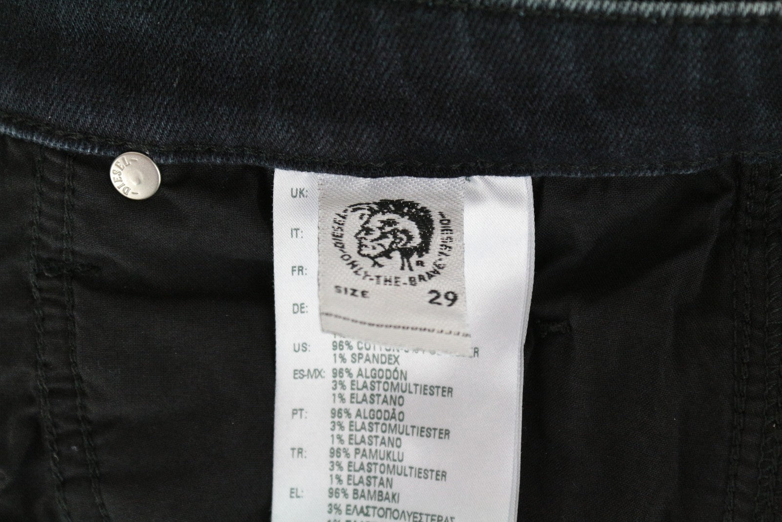 DIESEL Babhila 084NX W29 L34 Women's Stretch Slim Skinny Fit Jeans Dark Blue