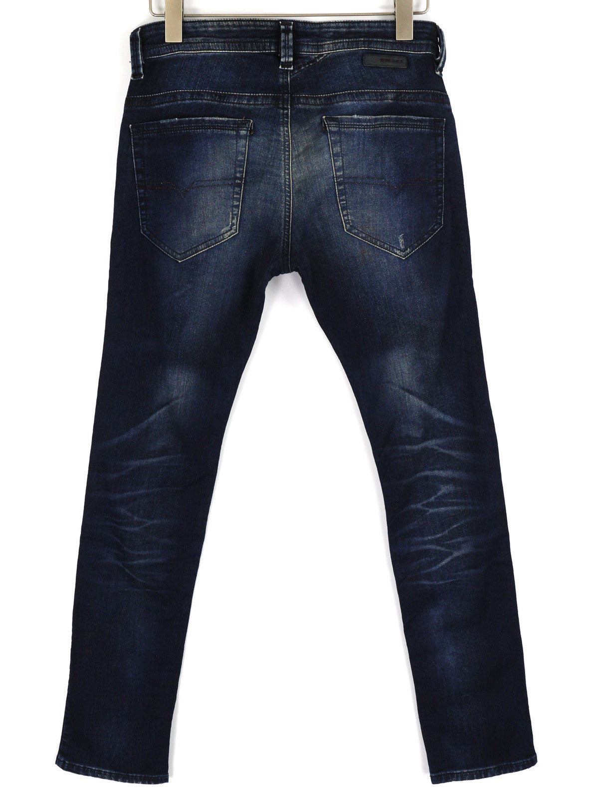 DIESEL Thavar-Ne 0607U Men Jeans W28 Jogg Sweat Ripped Distress Blue RRP200