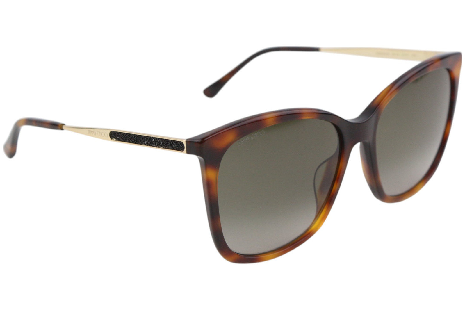 JIMMY CHOO Nerea/G/S Women Sunglasses ONE SIZE Tinted Animal Print Frame RRP€349