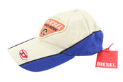 DIESEL C-Pavel Men Cap OS White Baseball Power Station Patches Casual Unisex