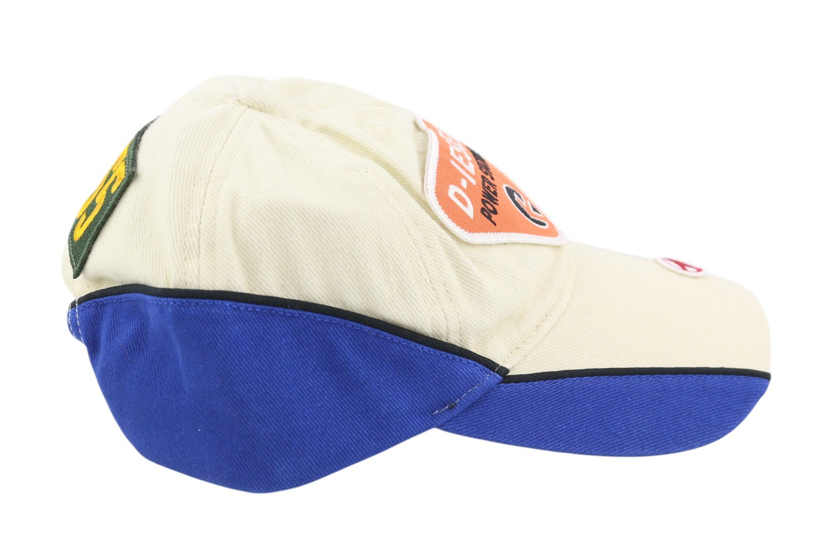 DIESEL C-Pavel Men Cap OS White Baseball Power Station Patches Casual Unisex