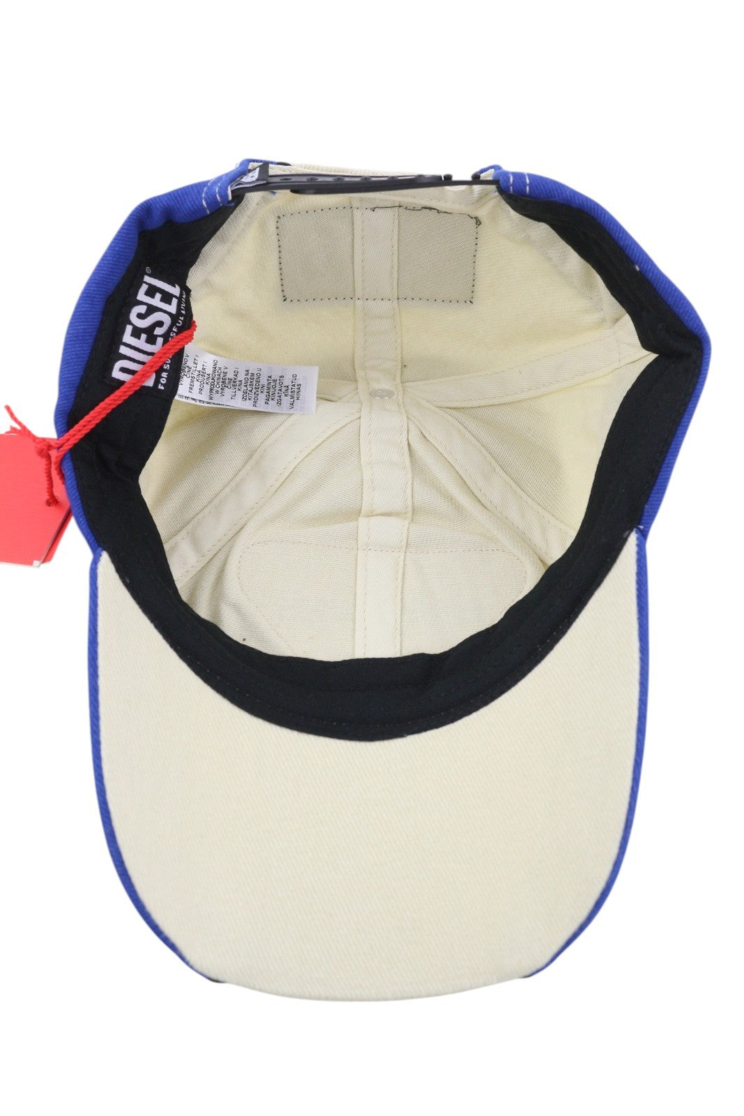 DIESEL C-Pavel Men Cap OS White Baseball Power Station Patches Casual Unisex