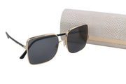 JIMMY CHOO Aliana/S Women Sunglasses ONE SIZE Tinted Shiny Gold Tone RRP€349