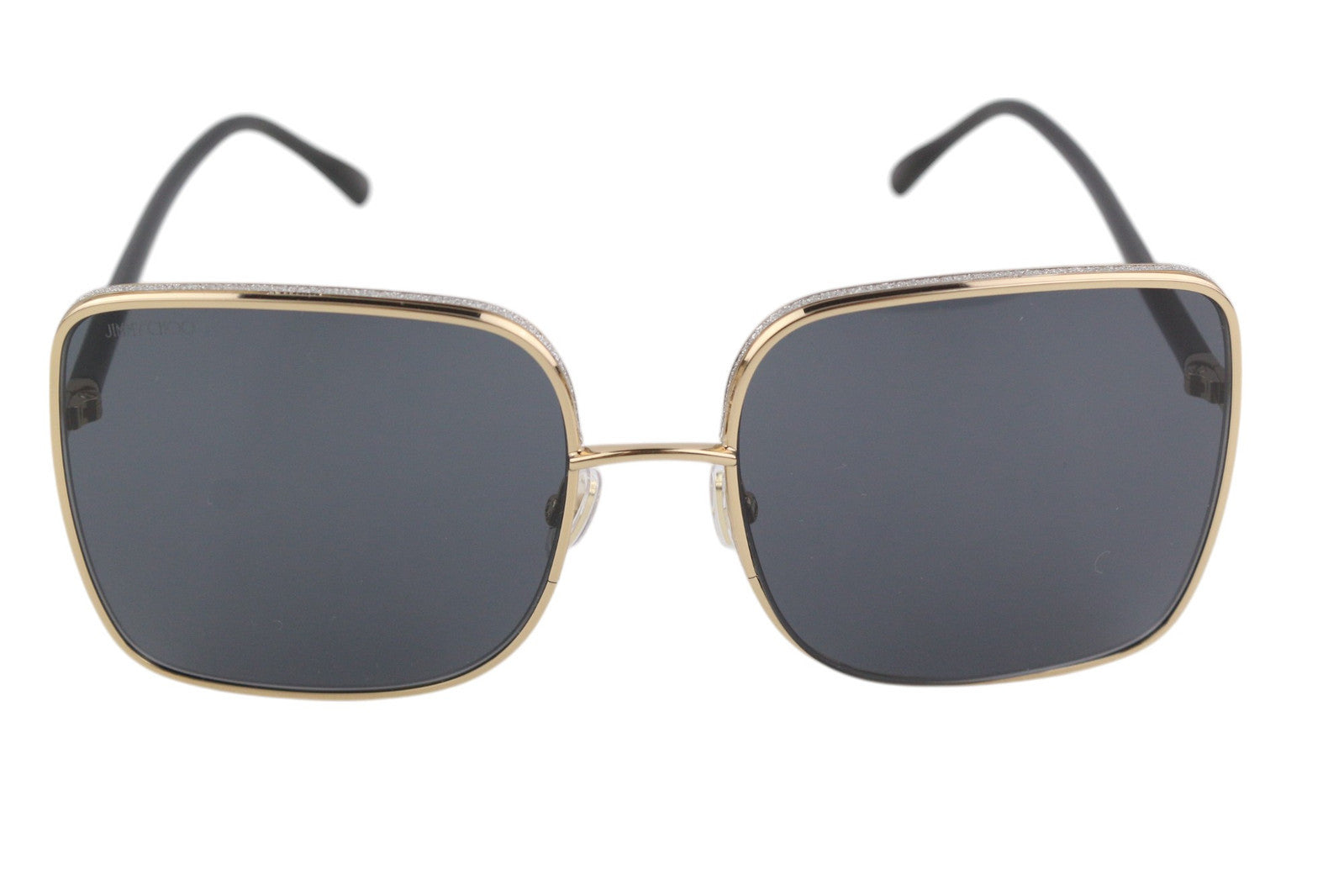 JIMMY CHOO Aliana/S Women Sunglasses ONE SIZE Tinted Shiny Gold Tone RRP€349