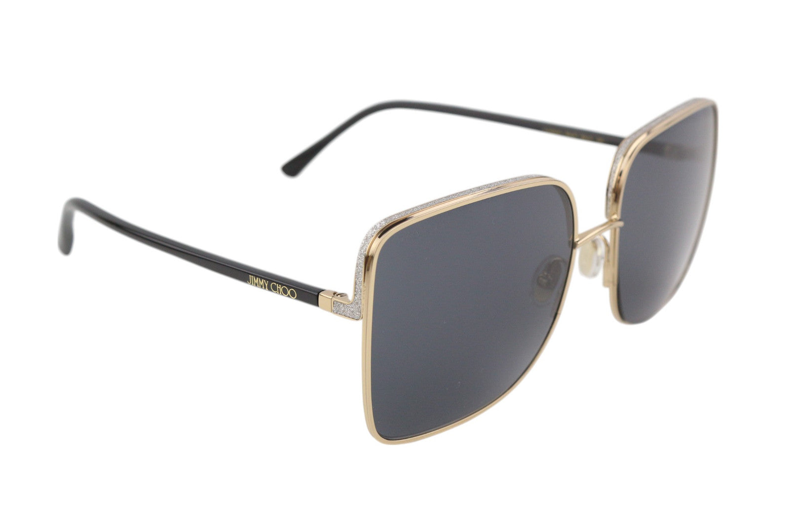 JIMMY CHOO Aliana/S Women Sunglasses ONE SIZE Tinted Shiny Gold Tone RRP€349