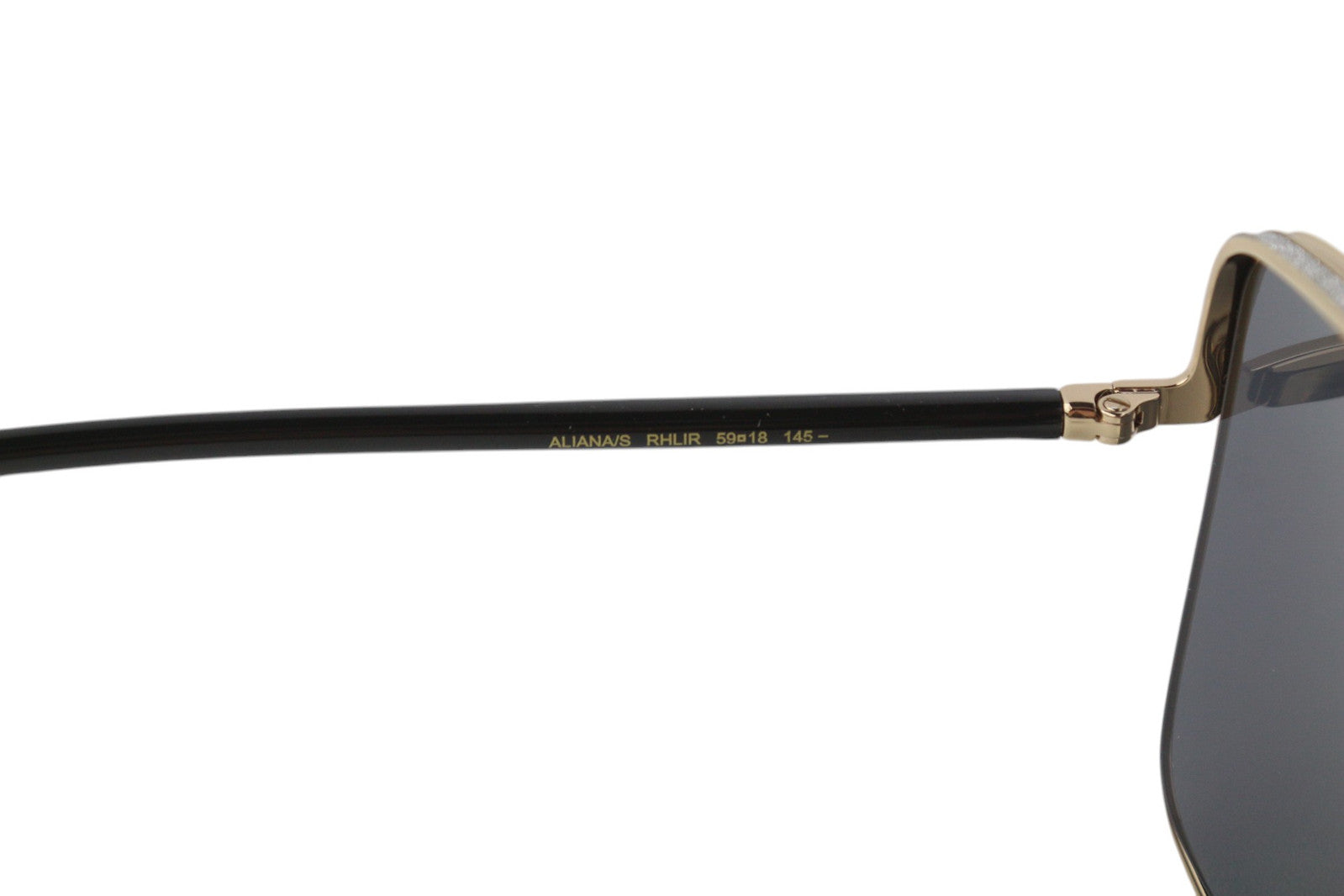 JIMMY CHOO Aliana/S Women Sunglasses ONE SIZE Tinted Shiny Gold Tone RRP€349