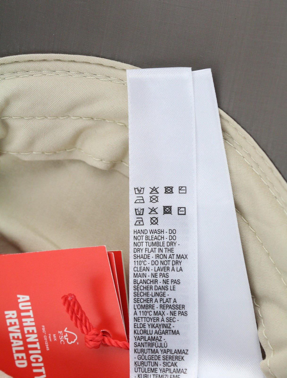 DIESEL C-Rick Men Cap OS Mid Grey Baseball Nylon Front Logo Lined Casual Unisex