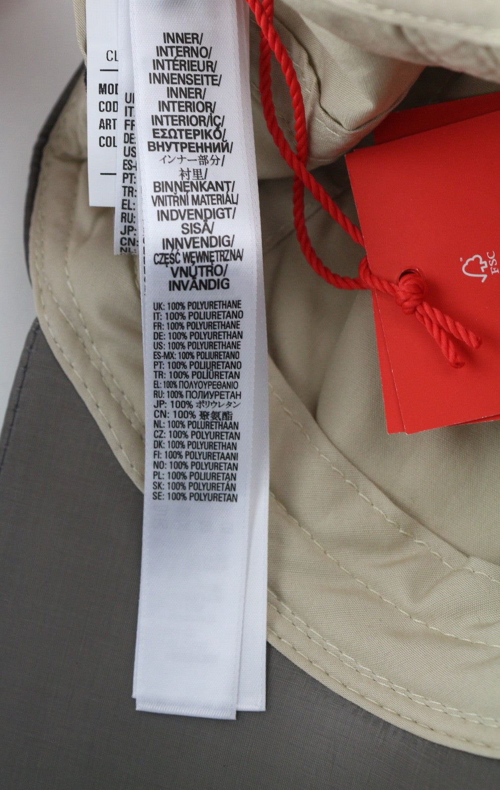 DIESEL C-Rick Men Cap OS Mid Grey Baseball Nylon Front Logo Lined Casual Unisex