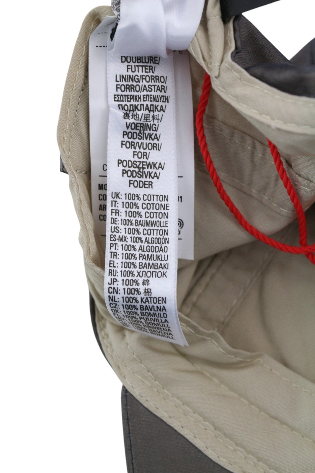 DIESEL C-Rick Men Cap OS Mid Grey Baseball Nylon Front Logo Lined Casual Unisex