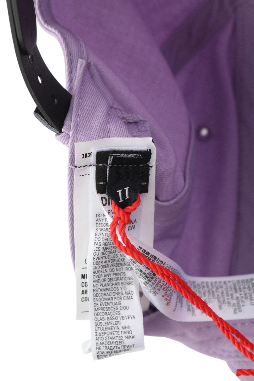 DIESEL Corry-Div Men Cap OS Purple Baseball Embroidered Front Casual Unisex