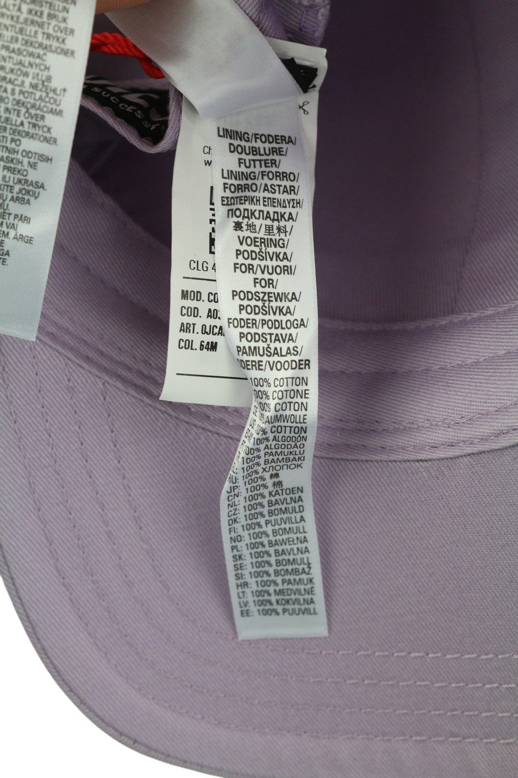 DIESEL Corry-Div Men Cap OS Purple Baseball Embroidered Front Casual Unisex