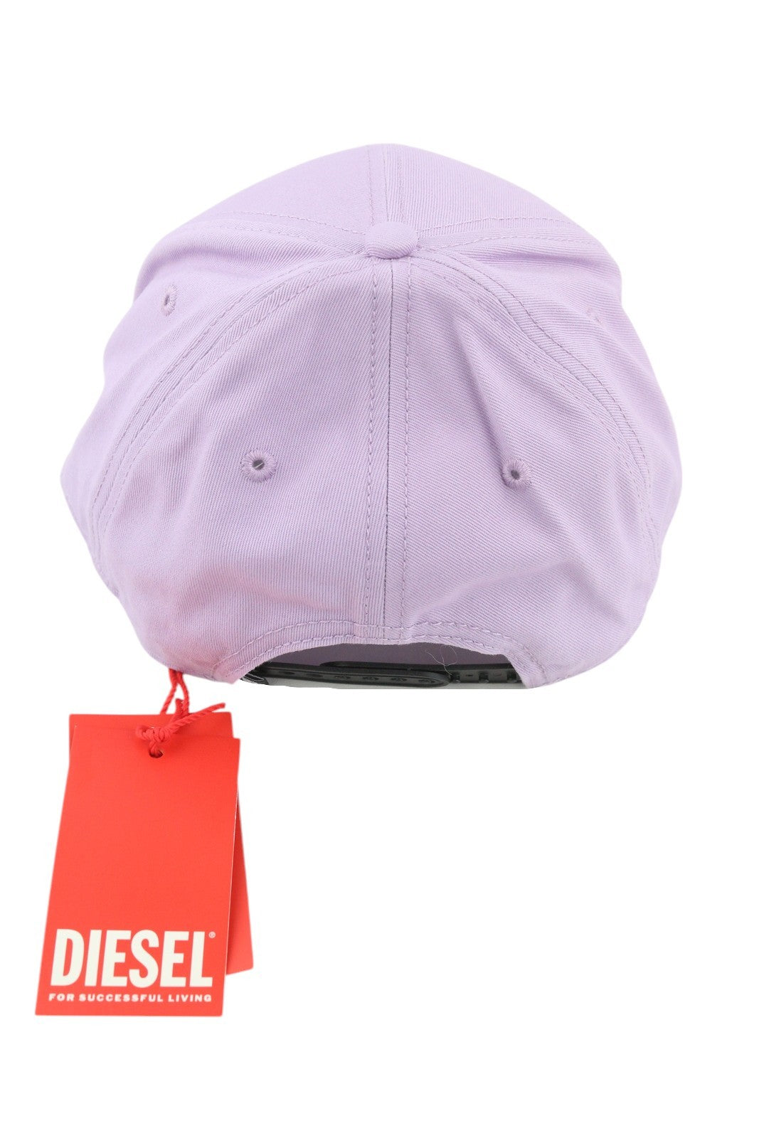 DIESEL Corry-Div Men Cap OS Purple Baseball Embroidered Front Casual Unisex