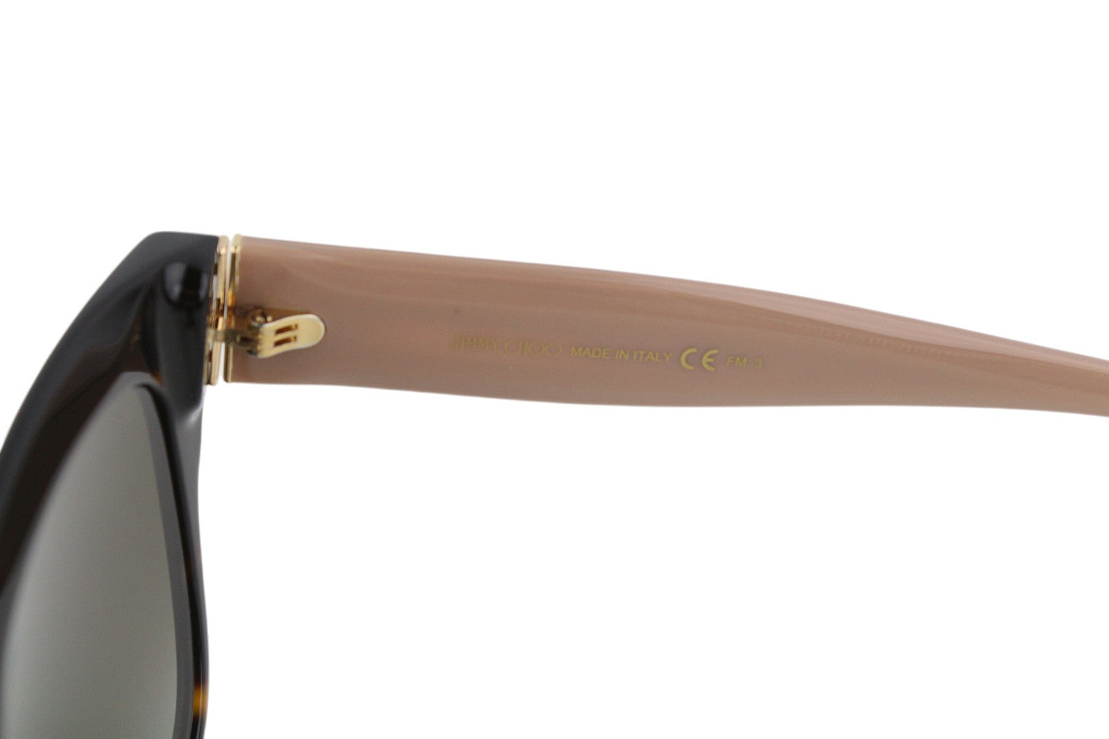 JIMMY CHOO Jan/s Onsha Women Sunglasses Tinted Animal Print Cateye RRP€349