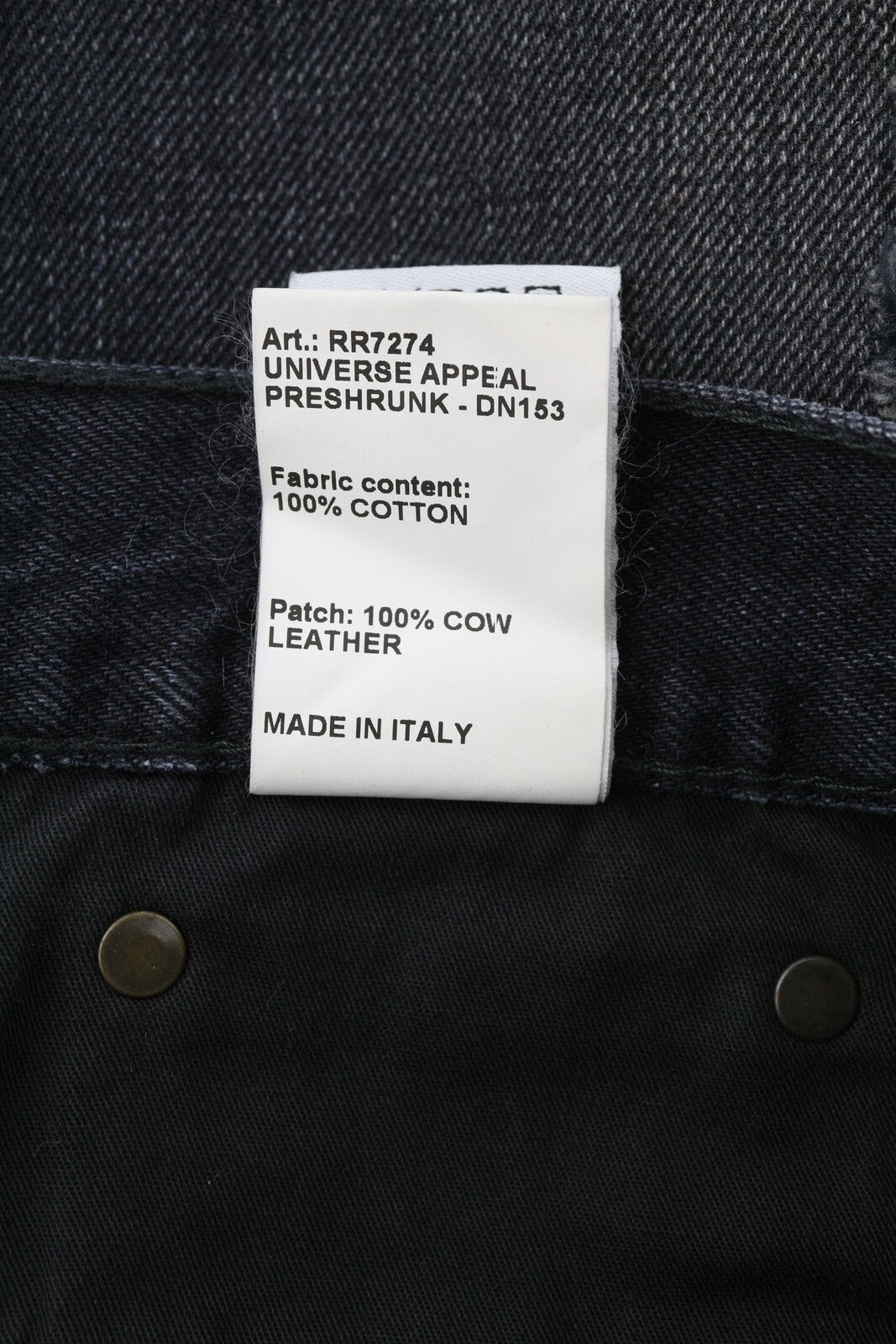 R13 Boyfriend Men Jeans 32 Jake Black Washed Denim Distress Zip Fly Pockets