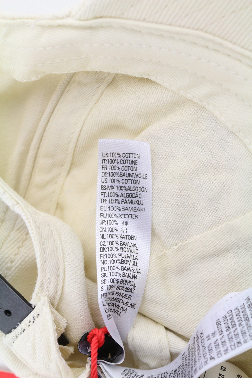 DIESEL C-Syom Men's Cap OS White Baseball Embroidered Logo Cotton Casual Unisex