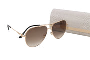 JIMMY CHOO Olly/S Women Sunglasses ONE SIZE Tinted Pilot Rose Gold Frame RRP€269