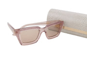 JIMMY CHOO Megs/S Women Sunglasses ONE SIZE Tinted Glitter Rectangle RRP€349