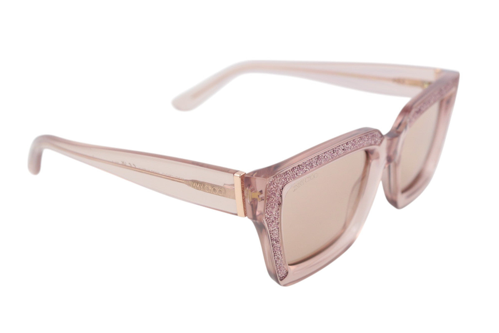 JIMMY CHOO Megs/S Women Sunglasses ONE SIZE Tinted Glitter Rectangle RRP€349