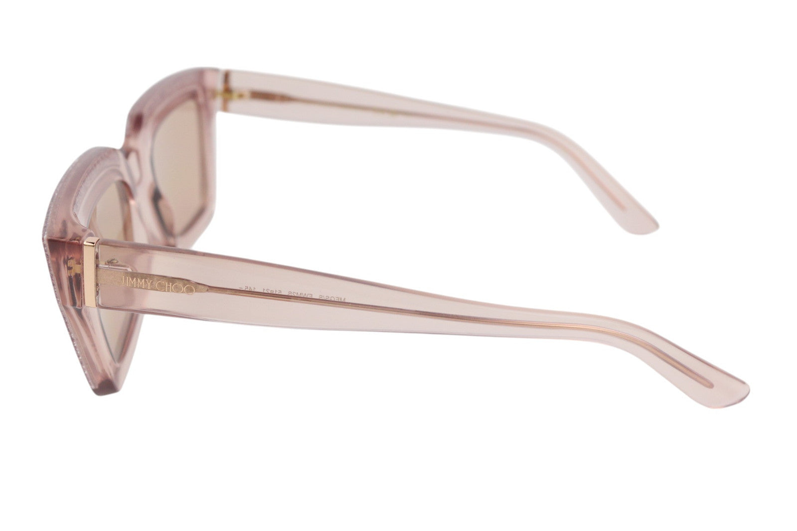 JIMMY CHOO Megs/S Women Sunglasses ONE SIZE Tinted Glitter Rectangle RRP€349