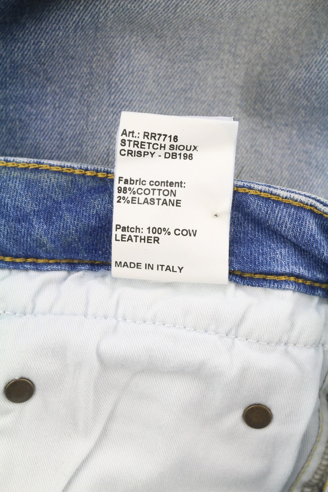 R13 Boy Women Jeans 29 Blue Jasper Stretch Straight Fit Washed Distress Zip